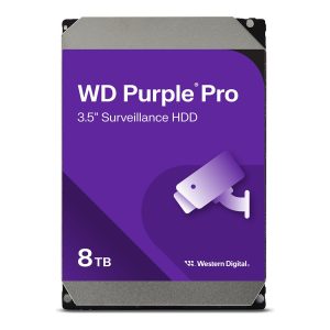 WD Purple Pro WD8002PURP - Disco rígido - 8 TB - vigilância, vídeo inteligente - interna - 3.5" - SATA 6Gb/s - 7200 rpm…