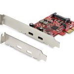 Startech PCIe USB 3.1 Card, 2x USB C 3.1 Gen 2 10Gbps, PCIe Gen 3 x4, ASM3142 Chipset, USB Type-C PCI Express Card,…