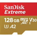 SanDisk Extreme - Cartão de memória flash (adaptador microSDXC para SD Incluído) - 128 GB - A2