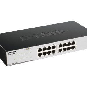D-Link GO-SW-16G - Interruptor - sem gestão - 16 x 10/100/1000 - desktop