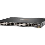 HPE Aruba 6200F 48G Class4 PoE 4SFP+ 370W Switch - Interruptor - Distância Máxima de Empilhamento de 10 km - L3 -…