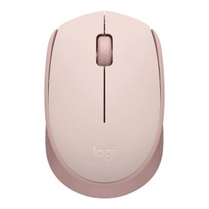 Logitech M171 - Rato - destros e canhotos - óptico - 3 botões - sem fios - 2.4 GHz - receptor sem fio USB - rosa