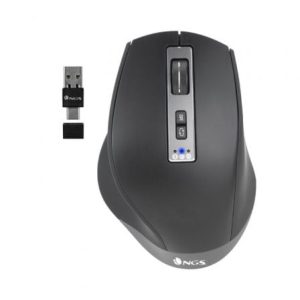 Rato Ergonómico Wireless NGS BLUR-RB - 3200 DPI