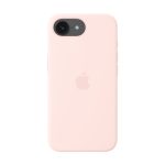 Apple - Cobertura protectora para telemóvel - compatibilidade MagSafe - silicone - rosa suave