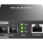 D-Link DMC G10SC - Conversor de media de fibra - 1GbE - 10Base-T, 100Base-TX, 1000Base-T, 1000Base-LX - RJ-45