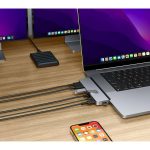 HyperDrive DUO Pro - Estação de engate - USB-C x 2 - HDMI, USB4 - 1GbE