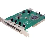 Startech 7 Port PCI USB Card Adapter - PCI to USB 2.0 Controller Adapter Card - Full Profile Expansion Card (PCIUSB7) -…