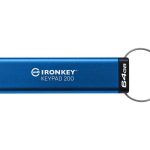 Kingston IronKey Keypad 200 - Drive flash USB - encriptado - FIPS 140-3 Level 3 - 64 GB - USB 3.2 Gen 1