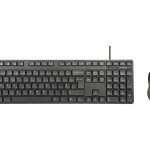 Targus - Conjunto de teclado e rato - full size - antimicrobiana - USB - QWERTY - Espanhol - preto