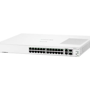 HPE Networking Instant On 1960 24G 2XGT 2SFP+ Switch - Interruptor - Administrado - 24 x 10/100/1000 + 2 x 10 Gigabit…