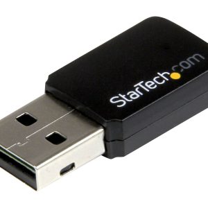 Startech USB 2.0 AC600 Mini Dual Band Wireless-AC Network Adapter - 1T1R 802.11ac WiFi Adapter - 2.4GHz