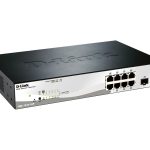 D-Link Web Smart DGS-1210-10P - Interruptor - Administrado - 8 x 10/100/1000 (PoE+) + 2 x Gigabit SFP - desktop - PoE+…