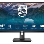 Philips 242S9JML - S Line - monitor LED - 24" (23.8" visível) - 1920 x 1080 Full HD (1080p) @ 75 Hz - VA - 300 cd/m² -…
