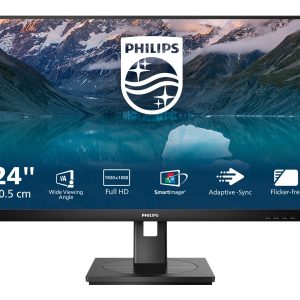 Philips 242S9JML - S Line - monitor LED - 24" (23.8" visível) - 1920 x 1080 Full HD (1080p) @ 75 Hz - VA - 300 cd/m² -…