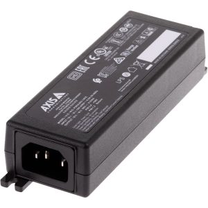 AXIS Midspan - Injector de energia - AC 100-240 V - 30 Watt - conectores de saída: 1 - Europa - preto - para AXIS A1610, C1410, D3110, M4308, P1385, P3818, Q1715, Q3536, Q3538, W400, P37 Series