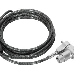 Targus DEFCON Ultimate - Trancamento do cabo de segurança - chaveado universal, com tampa de bloqueio adaptável - prata - 2 m (pacote de 25)