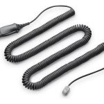 Poly APA-24 - Adaptador de comutador de gancho electrónico para telefone de secretária - Compatível com TAA