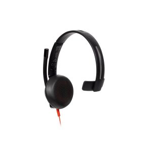 Poly Blackwire 5210 - Blackwire 5200 series - auscultadores - no ouvido - com cabo - macaco de 3,5 mm, USB-C - preto -…