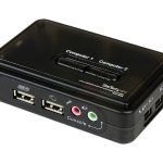 Startech 2 Port USB VGA KVM Switch - Single VGA - Hot-key & Audio Support - 2048x1536 @60Hz KVM Switch - KVM Video…