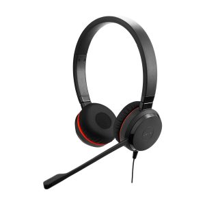 Jabra Evolve 30 II HS Stereo - Auscultadores - tamanho completo - substituição - com cabo - macaco de 3,5 mm