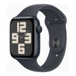 Apple Watch SE (GPS) - 2.ª geração - 44 mm - alumínio meia-noite - relógio inteligente Com banda de desporto -…