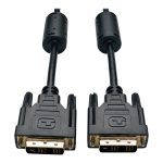 Eaton Tripp Lite Series DVI Single Link Cable, Digital TMDS Monitor Cable (DVI-D M/M), 6 ft. (1.83 m) - Cabo DVI -…