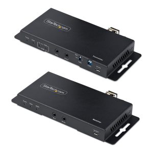 Startech 4K HDMI over Fiber Extender Kit, 4K 60Hz up to 3300ft/1km (Single Mode) or 1000ft/300m (Multimode) LC Fiber…