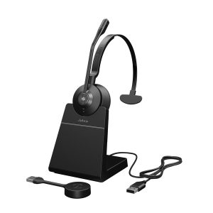 Jabra Engage 55 SE Mono - Auscultadores - no ouvido - DECT - sem fios - USB-A através do adaptador DECT - Certificado…