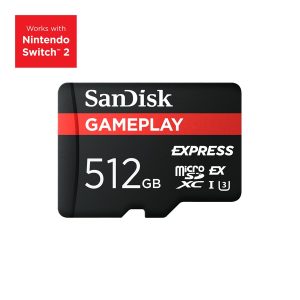 SanDisk GamePlay - Cartão de memória flash - 512 GB - UHS-I U3 - microSDXC UHS-I
