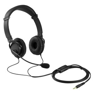 Kensington Hi-Fi Headphones with Mic - Auscultadores supra-aurais com microfonoe - no ouvido - com cabo - macaco de 3,5…