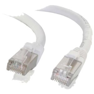 C2G Cat6a Booted Shielded (STP) Network Patch Cable - Cabo patch - RJ-45 (M) para RJ-45 (M) - 2 m - PTB - CAT 6a -…