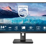 Philips S-line 243S1 - Monitor LED - 24" (23.8" visível) - 1920 x 1080 Full HD (1080p) @ 75 Hz - IPS - 300 cd/m² -…