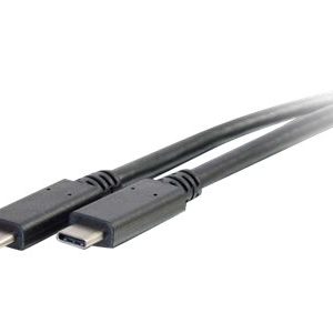 C2G 1m USB Type C Cable - 4K support - USB 3.1 (Gen 2) M/M - USB C Cable - Cabo USB - USB-C (M) para USB-C (M) - USB…
