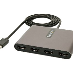 Startech USB 3.0 to 4 HDMI Adapter, External Video & Graphics Card, USB Type-A to Quad HDMI Monitor Display Adapter…