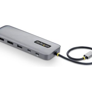 Startech - Estação de engate - USB-C 3.2 Gen 1 - 2 x DP