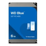 WD Blue WD60EZAX - Disco rígido - 6 TB - interna - 3.5" - SATA 6Gb/s - 5400 rpm - buffer: 256 MB