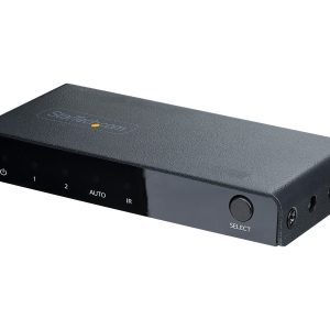 Startech 2-Port 8K HDMI Switch, HDMI 2.1 Switcher 4K 120Hz/8K 60Hz UHD, HDR10+, HDMI Switch 2 In 1 Out, Auto/Manual…