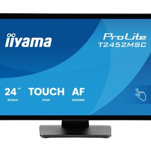 iiyama ProLite T2452MSC-B2 - Monitor LED - 24" (23.8" visível) - ecrã de toque - 1920 x 1080 Full HD (1080p) @ 120 Hz -…