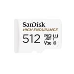 SanDisk High Endurance - Cartão de memória flash (adaptador microSDXC para SD Incluído) - 512 GB - Video Class V30