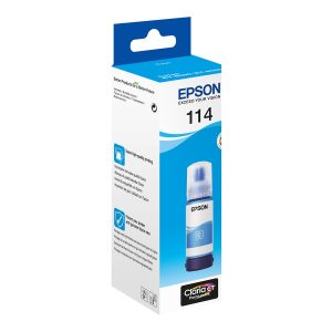 Epson 114 - 70 ml - azul cyan - original - recarga de tinta - para EcoTank ET-8500, ET-8550