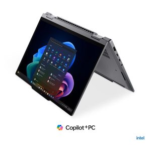 Lenovo ThinkPad X1 2-in-1 Gen 11 21V9 - Aura Edition - Copilot+ PC - design invertido - Intel Core Ultra 7 - 355 / até 4.7 GHz - Evo - Win 11 Pro - Intel Graphics - 32 GB RAM - 1 TB SSD TCG Opal Encryption 2, NVMe - 14" OLED ecrã de toque 2880 x 1800