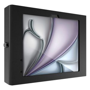 Compulocks iPad Air M2 & M3 11", Apex Secured Enclosure Wall Mount - Black - Cobertura - para tablet - montagem em vidro, espaço - bloqueável - alumínio de alto-nível - preto - tamanho de tela: 11" - interface de montagem: 100 x 100 mm - montável em