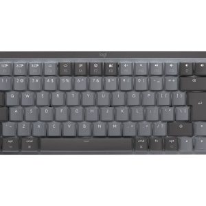 Logitech Master Series MX Mechanical Mini for Mac - Teclado - retroiluminação - sem fios - Bluetooth LE - QWERTY - Padrão internacional americano - interruptor: Tátil Silencioso - cinzento espaço