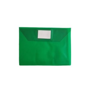 Bolsa 310x300mm A4 Envelope PVC Visor Transparente Verde