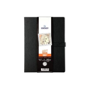 Caderno Canson Artbook 180º A4 96g 80Fls