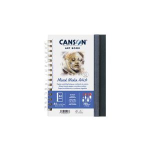 Caderno Canson Artbook Mixed Media Artist A4 300g 56Fls
