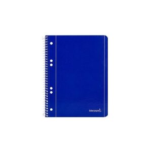 Caderno Espiral A5 Quadriculado 70g Azul 80Fls