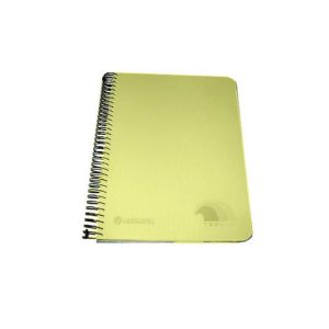 Caderno Espiral A4 Quadriculado Tsunami Amarelo 1un