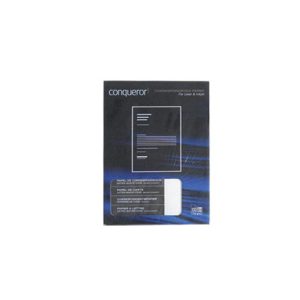 Papel 100gr Carta A4 Macio Branco Diamante Conqueror 100Fls