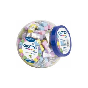 Borracha Happy Gomma Giotto Cores Pastel Bomboneira 120un